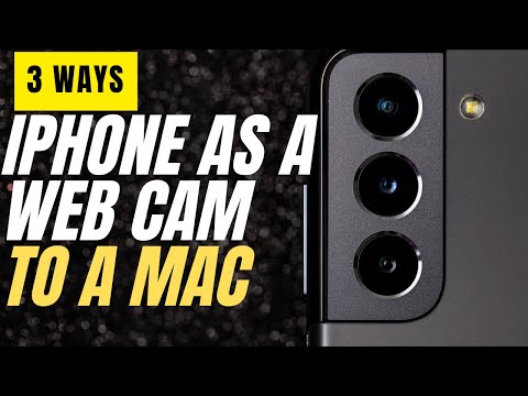 3 Ways On How To Use Your Iphone as a Webcam On A Mac | Turn Your iPhone Into A PRO Webcam!