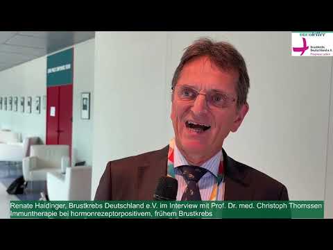 #ESMO23: Prof. Christoph Thomssen: Immuntherapie zur Chemotherapie beim hormonzeptorpositiven, f...