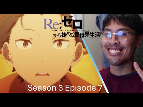 Peak Subaru Speech! Re:Zero Season 3 Episode 7 Reaction