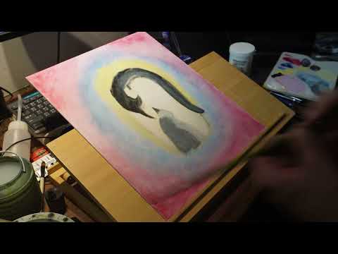 Mother love acrylic time-lap video (母愛縮時影片)