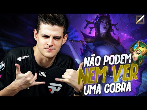 Os champions CHEIOS DE DASH não tem poder NENHUM contra a COBRA do LEAGUE OF LEGENDS! 🐍