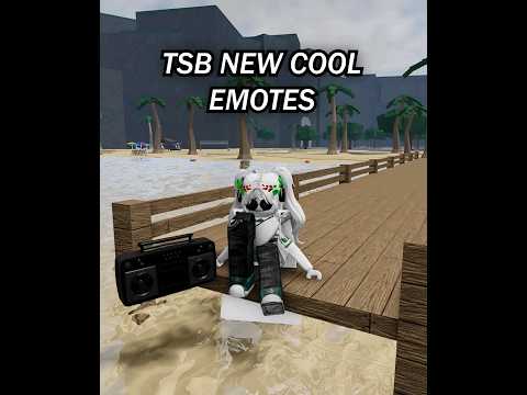 New emotes showcase Like for part 2  #tsb #thestongestbattlegrounds #roblox