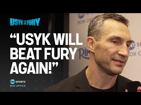 Wladimir Klitschko hopes Oleksandr Usyk will keep him in retirement by beating Tyson Fury 🍿🥊