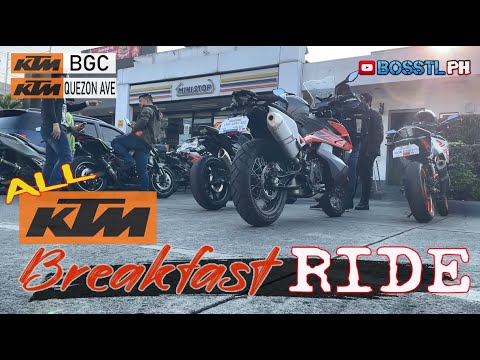 ALL KTM BREAKFAST RIDE || Lahat sila 790 hahabol lang ang aking Duke 390 || Trip to Jariel's Peak