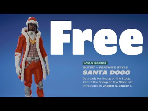 How to get Snoop Dogg (Santa Dogg) Skin for Free on Fortnite