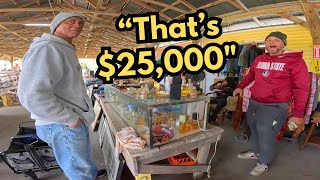 Making a Deal with this Crazy Flea Market Seller?