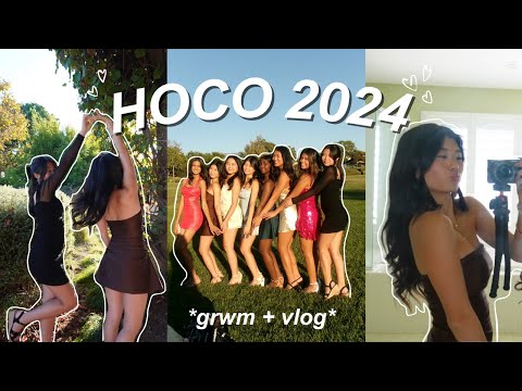 HOMECOMING: GRWM + VLOG *junior year*