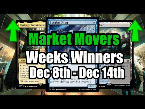 MTG Movers Of The Week! Dec 8 - Dec 14 | Standard Cards Seeing Rise! Spyglass Siren!