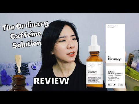 The Ordinary Caffeine Solution Review Before & After 2022