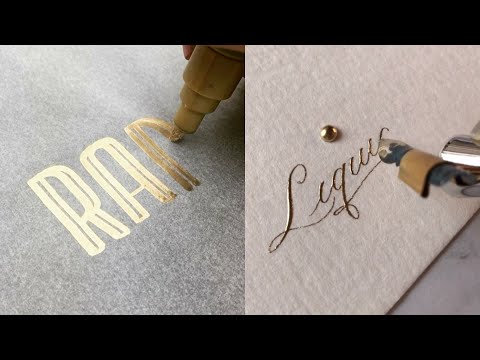 AMAZING CALLIGRAPHY AND LETTERING WITH A MARKER WITH A PEN SUPER CALLIGRAPHY