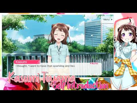 【ENGLISH】 Poppin'Party // Kasumi Toyama Self Introduction