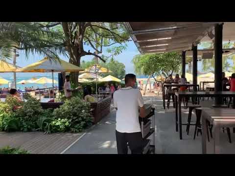 A beautiful beach in SG - Tanjong beach at sentosa