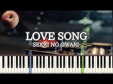 LOVE SONG 【 初心者向け ドレミ付き 】 SEKAI NO OWARI  簡単ピアノ ピアノ 簡単