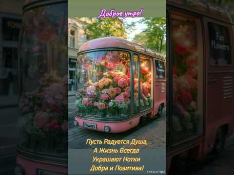 🌹С ДОБРЫМ УТРОМ☕🍰|Живи на позитиве!|#shorts