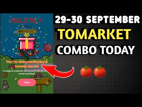 TOMARKET COMBO TODAY 29-30 SEPTEMBER | TOMARKET DAILY COMBO TODAY