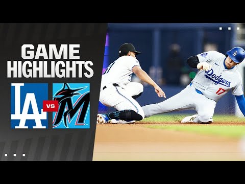 Dodgers vs. Marlins Game Highlights (9/18/24) | MLB Highlights