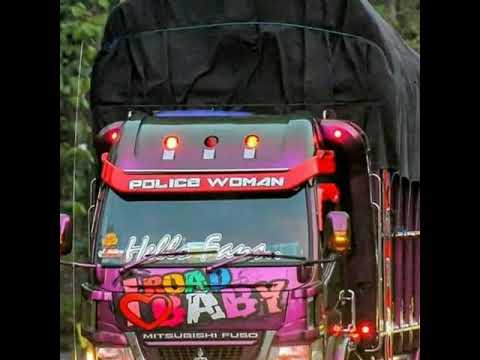 Story WA Truck Mbois || Police Woman ( I 💗 Road Baby )