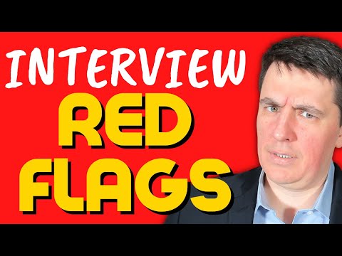 Job interview red flags - learn when to walk away!