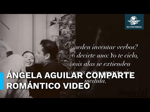 Ángela Aguilar festeja cumpleaños de Nodal con romántico video