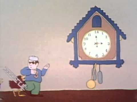 Classic Sesame Street animation - cuckoo clock job