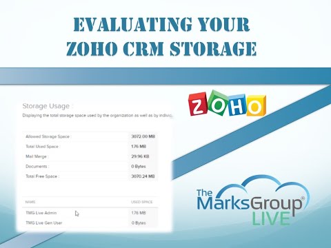 Evaluating Your Zoho CRM Storage