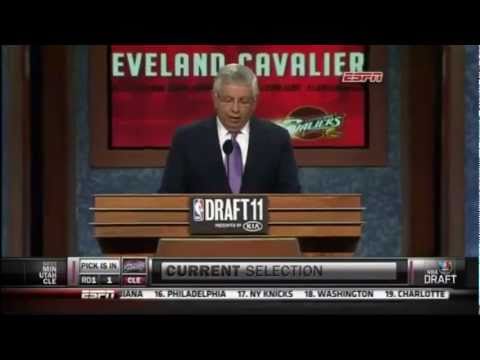 Kyrie Irving Gets Drafted #1 Overall By The Cleveland Cavaliers-2011 NBA Draft (HD)