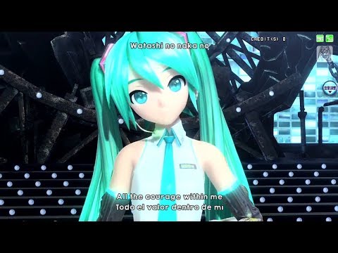 [Project DIVA Full] Black★Rock Shooter - Hatsune Miku V4x cover [English, Spanish & Romaji subs]