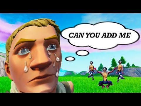 Making a little kid cry on Fortnite...