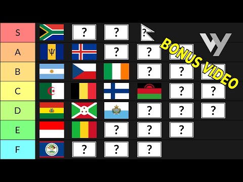 WonderWhy Flag Tier List (Bonus Video)