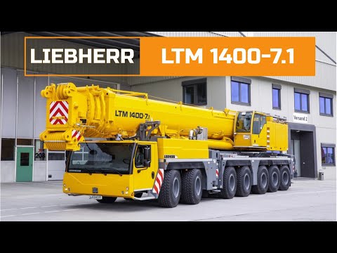 LTM 1400-7.1 - 7-axle manoeuvrable and flexible mobile crane by Liebherr