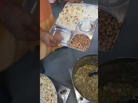 Ekadashi Prasad ISKCON temple #youtubeshorts #food #lunch #shortvideo @KrishnBhakt12 ❣️🦚🙏