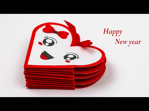 Beautiful handmade new year card/ Easy and Beautiful card for new year 2025 / New year greeting card