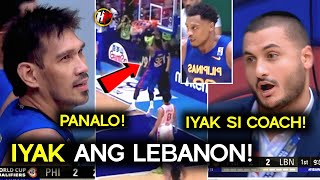 TINUSTA ANG DEPENSA NG LEBANON! Junemar at Brownlee PINASIGAW ANG CROWD! Gilas vs Lebanon!