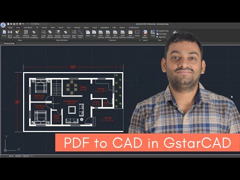 Importing PDF into GstarCAD [Vector and raster files]