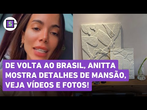 Anitta comemora fim da reforma em mansão: 'Obrigada a mim mesma, trabalhei muito'