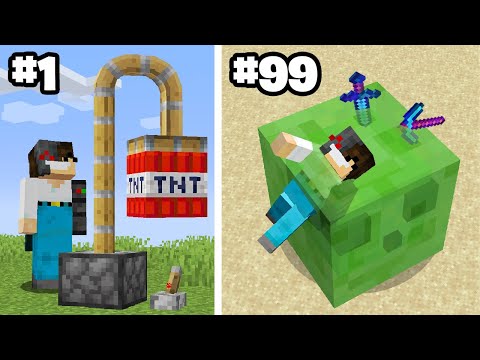 Testing 100 Illegal Minecraft Experiments