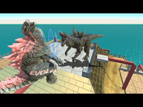 Battle on Pyramid | 1vs1 Tournament All Kaiju, Godzilla vs Kong + Attack on Titan