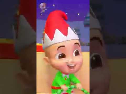 Five Little Elves #shortsfeed #viral #explore #cartoon #kidsmusic #xmas #christmassong