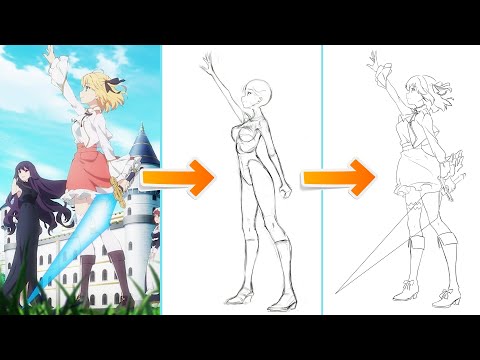 Real-Time Anime Drawing Tutorial [Princess Anisphia] for beginners