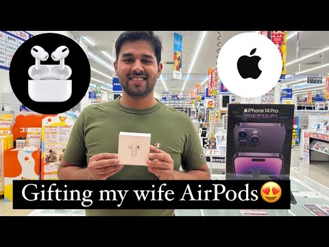 Wife ko new AirPods gift kiye😍