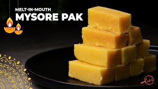 Ghee Mysore Pak Recipe | Soft Mysore Pak | Indian Traditional Sweets | Diwali Sweet Recipes | Cookd