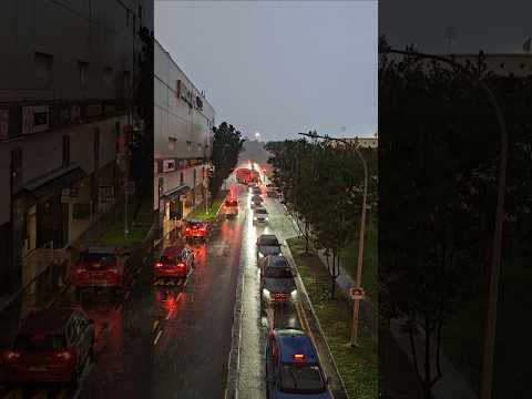 大雨中的J8, J8 in heavy rain