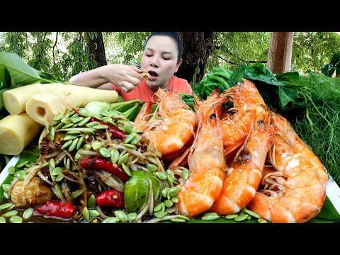 ส้มตำบ้านๆนัวๆคั่วกุ้งเนื้อหวาน เเกล้มหน่อไม้ต้มผักสดเเซ่บๆจ้า|ส้มซ่าพาเเซ่บ 14 ธันวาคม ค.ศ. 2024