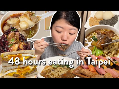 WHAT TO EAT IN TAIPEI! Taiwan Food Tour 2025 (beef noodles, night market, desserts & more!)