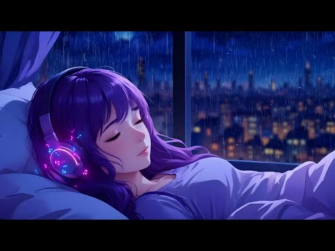 Relaxing Piano Music for Deep Sleep, Stress Relief and Anxiety, Calming - Healing Music with Rain