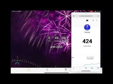 2025 countdown happy new year with subscribers@7amomy