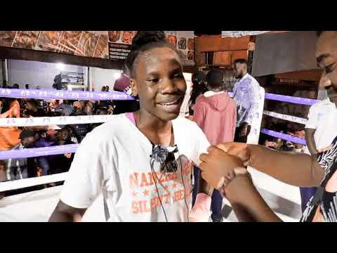 Olympian Catherine Nanziri defeats Tanzania's Sandra Muhamed, Round 3 and post fight Interviews