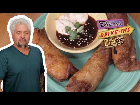 Guy Fieri Returns for *BANK* Kalua Pig Egg Rolls in CA 🤑 Diners, Drive-Ins and Dives | Food Network