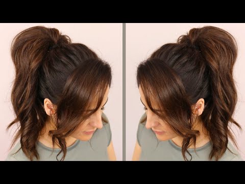 Voluminous ponytail hack!