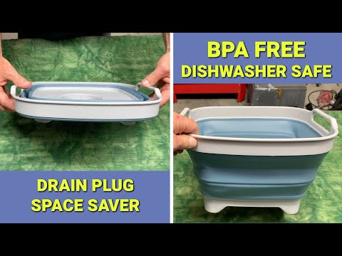 STOP Wasting Space in Your Camping Gear Bag! 2-Gallon Collapsible Bucket with Drain